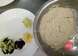 南Illustration of how to make fried tofu cake 3