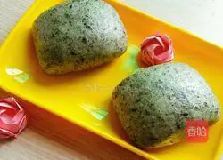 Illustration of how to make black sesame steamed buns 15