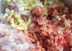 Sesame and walnut meat Illustration of how to make steamed buns 5