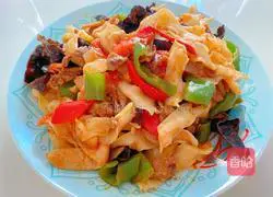 Illustration of how to make beef fried noodles 6