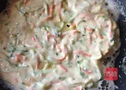 Cucumber Carrot Egg Pancake Recipe Illustration 4