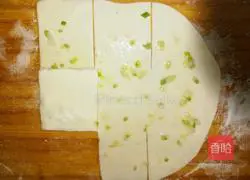 Illustration of how to make scallion pancakes 8