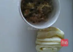 Illustration of how to make meatloaf and steamed eggs 1