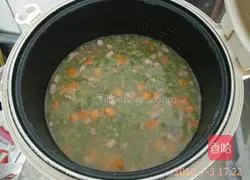 Illustration of how to make braised beans and rice 6