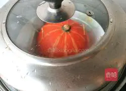 Illustration of how to make pumpkin glutinous rice 6