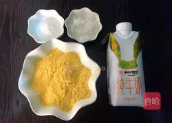 Illustration of how to make cornmeal cakes 1