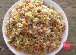 Fried rice Illustration of practice 12