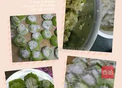 Illustration of how to make Jade Baicai Dumplings 5