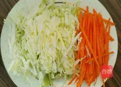 Cabbage Fried Cake Illustration of how to do it 2