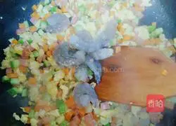 Assorted Shrimp Fried Rice Recipe Illustration 5