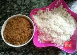 Brown sugar sweet glutinous rice recipe 1