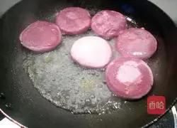 Purple sweet potato glutinous rice cake recipe 8