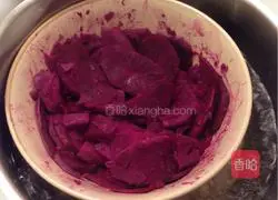 Milk Purple Sweet Potato Cake (Simple Version) Recipe Illustration 1