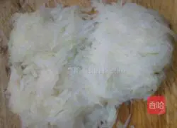 White radish Illustration of how to make stuffed dumplings 3