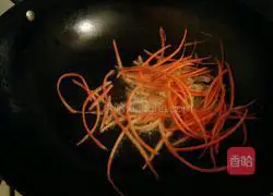 Illustration of how to make vegetarian fried noodles 6