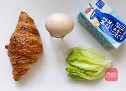 Illustration of making egg sandwich 3