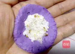 Illustration of how to make purple potato and osmanthus glutinous rice balls 12