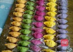 Illustration of how to make colorful dumplings 4