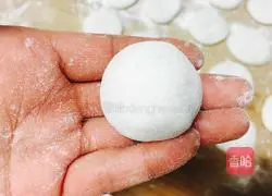 Illustration of how to make glutinous rice balls 10