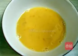 Illustration of making soy milk dregs cake 2