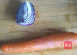 Illustration of home-style fried noodles 1