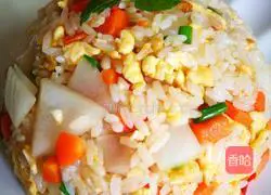 Egg Fried Rice Recipe Illustration 6