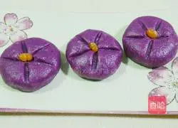 Purple potato cake (honey bean) recipe illustration 6