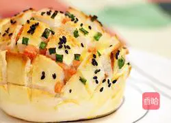 Illustration of how to make crispy cheese steamed buns 12