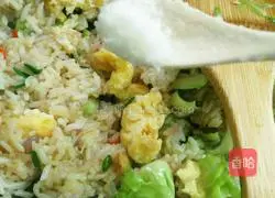 Cabbage Fried Rice Illustration of how to do it 11