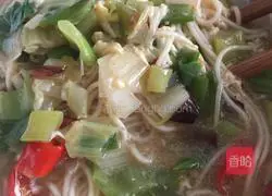 Illustration of how to make chopped green onion noodles 6