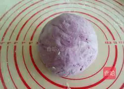 Illustration of how to make purple sweet potato and rose steamed buns 11