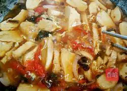 Illustration of how to make Zibo special braised pot cake 10