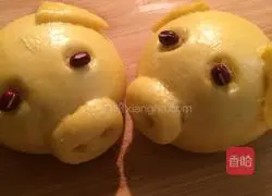 Illustration of how to make piggy steamed buns 6
