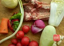 Stir-fried noodles that are not enough for the whole family Illustration of how to make noodles 1