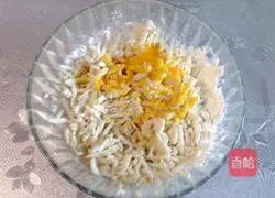 Illustration of making glutinous rice and lotus root cake 4