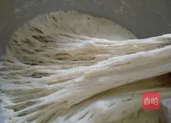 Illustration of making dough scallion pancake 6