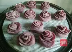 Rose Purple Sweet Potato Steamed Buns Recipe Illustration 14