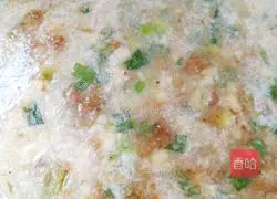 Illustration of how to make green onion meatloaf 12