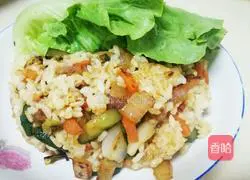 Illustration of how to make Sanding Fried Rice 5