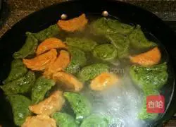 Illustration of how to make beef and radish colorful dumplings 6