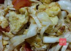 Illustration of how to make tomato and egg fried noodles 5