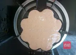 Illustration of how to make cocoa waffles 11