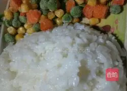 Cheese Fried Rice Recipe Illustration 2