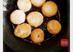 Illustration of making glutinous rice and red bean pie 6