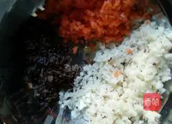 Illustration of how to make carrot and horse hoof dumplings 1