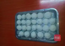 Illustration of homemade glutinous rice balls 4