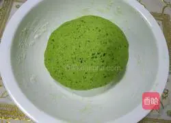 Illustration of making vegetable juice single cake 5 