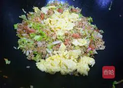 Illustration of how to make cabbage fried rice 13