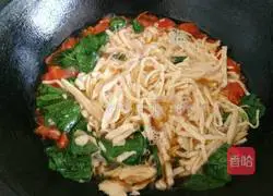 Illustration of how to make cake soup 8