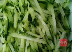 Illustration of how to make cold noodles 3